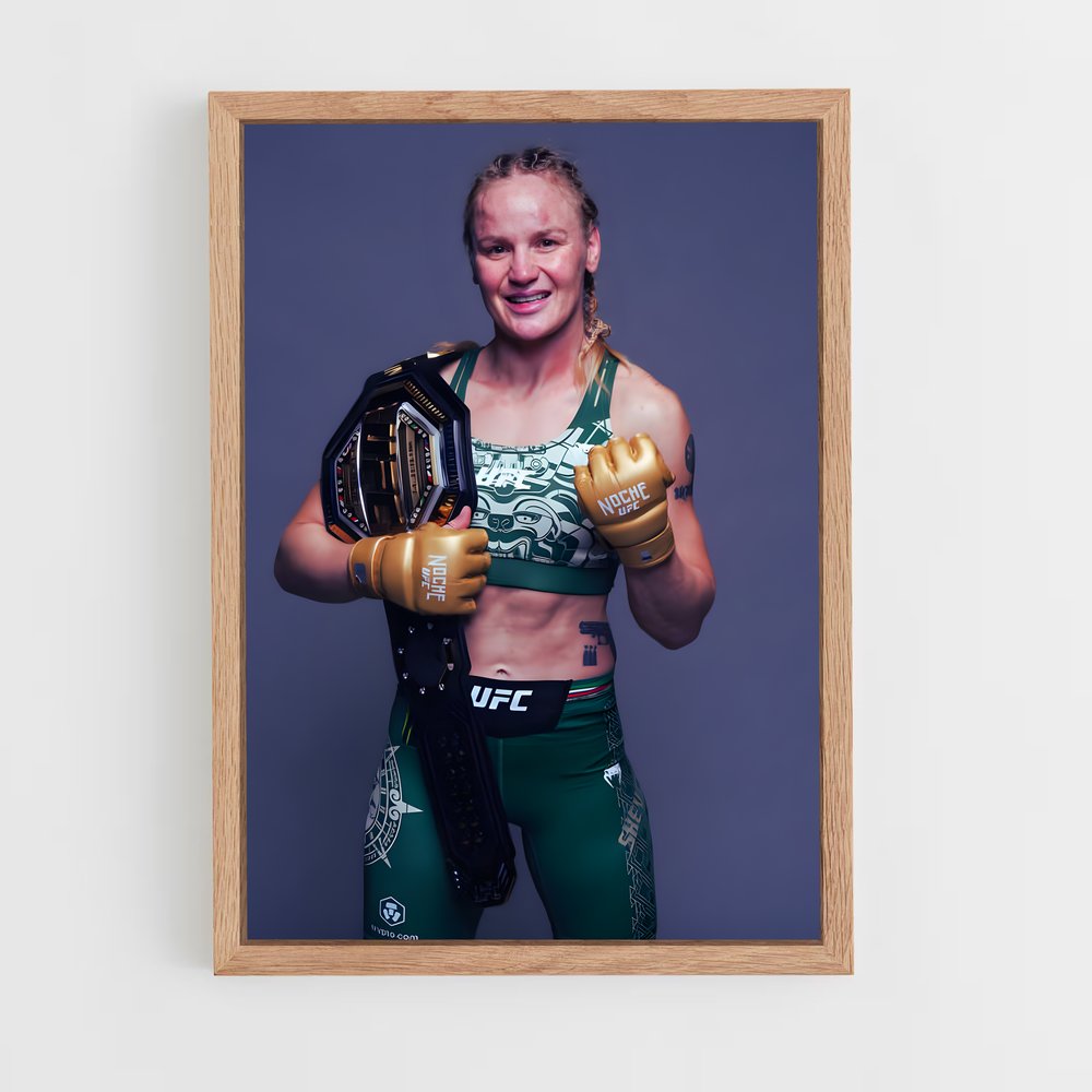 Poster Championne de la Lumière – affiche MMA (vue 4)